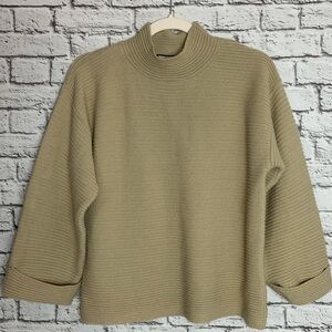 39. Vintage Women’s The Great American Sweater  Ribbed Knit Size Large Neutral